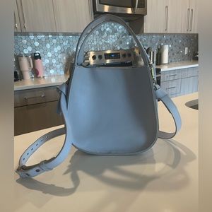 NWT Madewell “The Sydney Crossbody Bag” - Blue Leather